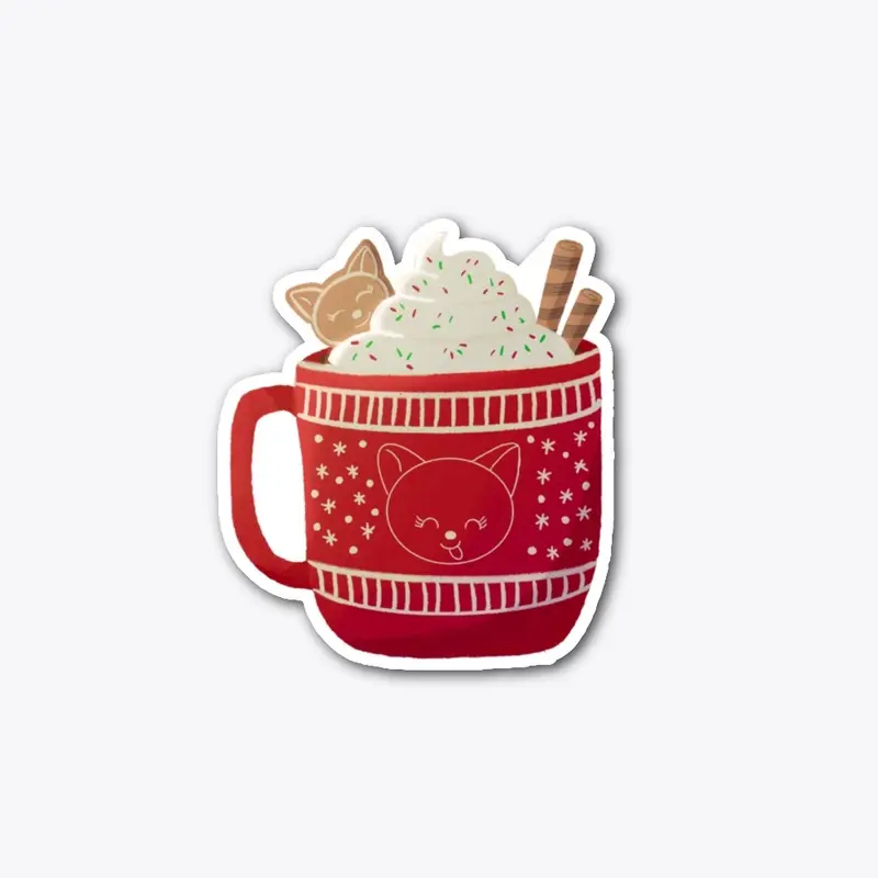 Christmas cocoa cup