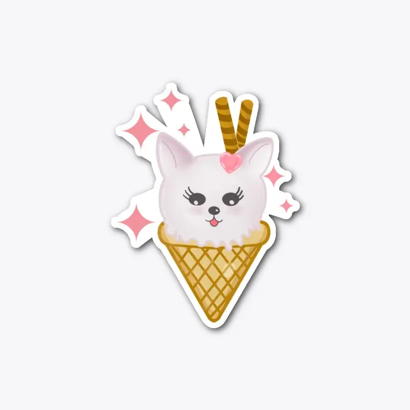 Kawaii ice cream - Artistic