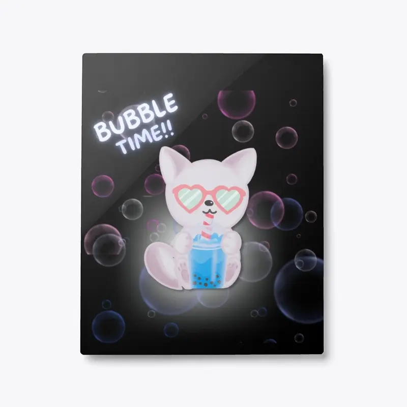 Cat bubble time love